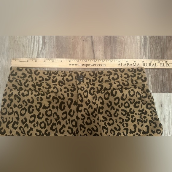 JODIFL Leopard Print Wide Leg Trousers Fall Animal Print Elastic in Back Sz M - Picture 11 of 12